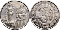 Silver Modern Hindu Tempel Token XX cen. India  vz-St