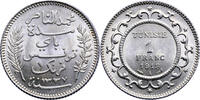 Tunisia 1 Franc French Protectorate -
