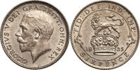 Great Britain 6 Pence George V -