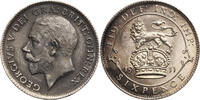 Great Britain 6 Pence George V -
