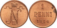 Finland (Russian occupation) 1 Pennia Nicholas II -