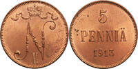 Finland (Russian occupation) 5 Pennia Nicholas II -