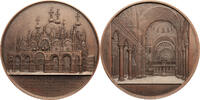 Italy. Venice Bronze medal St. Mark's Basilica -