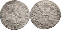 Spanish Netherlands (Belgien) 1/10 Filipsdaalder (1/10 Ecu) Antwerp mint, Filips II (1555-1598) -