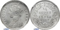 India British 1/4 Rupee Calcutta mint, Victoria 1837-1901 -