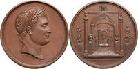 France. Napoleon I Br medal The Galerie d'Apollon at the Musée Napoléon (Louvre -