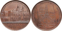 Belgium, Leopold II Bronze Medal The Maison d'Arrêt Cellulaire in Louvain -