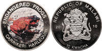 Malawi 10 Kwacha Multicolor Carrikeri Harlequin Frog -