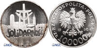 Poland 100000 Zlotych Solidarity - var. A -
