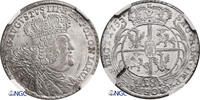 Polen / Saxony Ort (18 Groschen) Friedrich August II 1733-1763 -