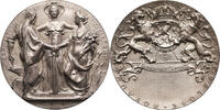 Belgium, Leopold II Silvered Bronze Medal Brussels International Exposition -