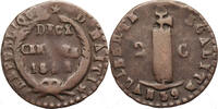 Haiti, Republic 1825-1849 2 Centimes -