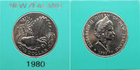 New Zealand 1 Dollar Fantail Bird -