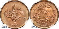 Ottoman Empire. Egypt 1/40 Qirsh Top Pop!! -
