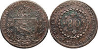 Brazil, Pedro I 80 Reis -