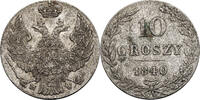 Poland - Russian occupation 10 Groszy Nicholas I 1825-1855 -