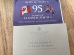 Kanada + Großbrittannien 20 Dollar und 2 Pfund 2-er SET 20 CAD + 2 Pfund Großbritt. 95. Geburtstag QUEEN ELISABETH II. 2022 PROOF