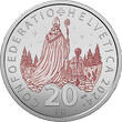 Schweiz 2024 20 Franken NIKOLAUS in PP original verpackt - nur 5.000 Stück PROOF