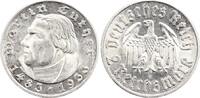 Deutschland 2 Reichsmark J. 352 2 Reichsmark LUTHER 1933 F - STEMPELGLANZ -