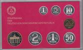 DDR 1 Pfennig bis 5 Mark DDR-Kursmünzensatz 1986 OVP in PP mit 5 M Brandenburger Tor -
