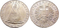 Österreich 5 Schilling 5 Schilling Madonna von Mariazell MAGNA MATER AUSTRIAE 1936 vz-st -