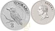 Australien 1 Dollar Australien KOOKABURRA 1 Dollar 2025 Unze in Kapsel original -
