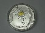 LETTLAND  5 Euro 2025 Silber coloriert PP Wind und Sonne proof