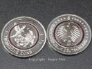 BRD 5 Euro 5 Euro 2017 Tropische Zone mit Polymerring bankfrisch Prägestätte unserer Wahl -