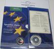 Polen 10 Zloty 10 Zloty 2004 Silber PP EU Beitritt coloriert im Originalfolder -