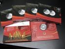 BRD 5 x 25 Euro 5 x 25 Euro Silber 2015 Deutsche Einheit PP komplett A D F G und J Einzelfolder -