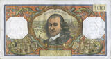 NOTES OF THE BANQUE DE FRANCE 100 francs 1.7.1965 Banque de France. Billet. Corneille, VF+