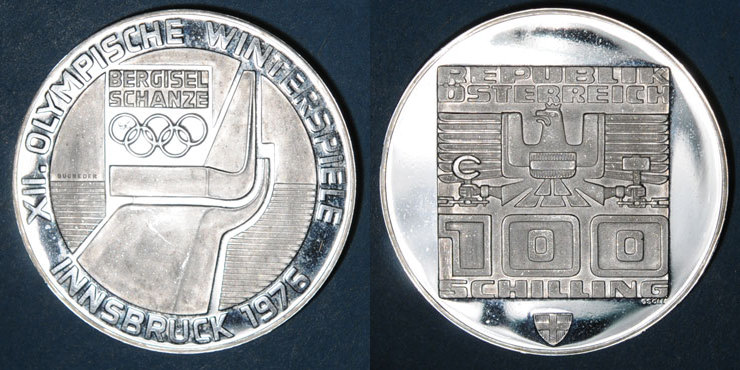 Badge épinglette Olympique Allemagne 1968 - Innsbruck, Jeux Olympiques D'hiver, CNO