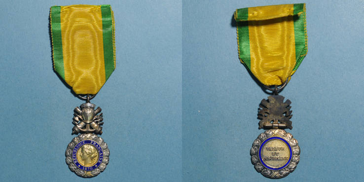 Medaille militaire valeur et discipline 1870 ww1