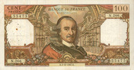 NOTES OF THE BANQUE DE FRANCE 100 francs Banque de France. Billet. Corneille, -