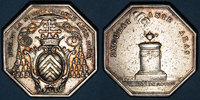 TOKENS Jeton Normandie. Clergé de Rouen. de la Rochefoucauld, archevêque. argent n. d. -
