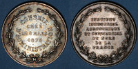 TOKENS jeton Institut industriel agronomique et commercial du Nord de la France 1875 argent, rond 37,8 mm -