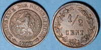 EUROPE 1/2 cent Pays Bas. Wilhelmine (1890-1948). -