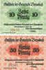 GERMANY - EMERGENCY NOTES (1914-1923) A - J 10 pf Bernsbach. Stadt. Billets. 50 pf -