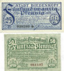 GERMANY - EMERGENCY NOTES (1914-1923) A - J 25 pf Allemagne. Biedenkopf. Stadt. Billets. 50 pf -
