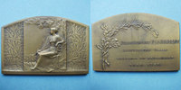 MEDALS Centenaire des Etablissements Flageollet à Zainvillers (Vosges) 1830-1930 plaquette br 49,2 x 74,2mm -