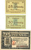 GERMANY - EMERGENCY NOTES (1914-1923) A - J 25 pf Bitburg. Stadt. Billets. 50 pf n.d. ; -