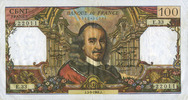 NOTES OF THE BANQUE DE FRANCE 100 francs Banque de France. Billet. Corneille, -
