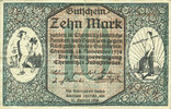 GERMANY - EMERGENCY NOTES (1914-1923) A - J 10 mark Chemnitz. Finanzvereinigung Chemnitzer Industrieller. Billet. -