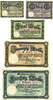 GERMANY - EMERGENCY NOTES (1914-1923) A - J 50 pf Cochen. Landkreis. Billets. 1, 5, 20, 50 mark -
