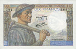 NOTES OF THE BANQUE DE FRANCE 10 francs Banque de France. Billet. mineur, -