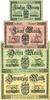 GERMANY - EMERGENCY NOTES (1914-1923) A - J 50 pf Darmstadt. Stadt. Billet. 5 mk, 10 mk, 20 mk -