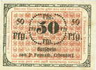 GERMANY - EMERGENCY NOTES (1914-1923) A - J 50 pfennig Erbendorf. Ponnath J.. Billet. -