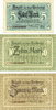 GERMANY - EMERGENCY NOTES (1914-1923) A - J 5 mark Eschwege. Stadt. Billets. 10 mark, 20 mark 1918, annulation par cachet... -