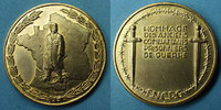 MEDALS bronze Fédération Nationale des Combattants Prisonniers de Guerre. Médaille en doré. 46,6 mm -