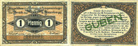 GERMANY - WAR PRISON CAMPS (1914-1918) 1 pf Guben. Inspektion der KGL im Bereich des XIII. Armeekorps. Billet. -